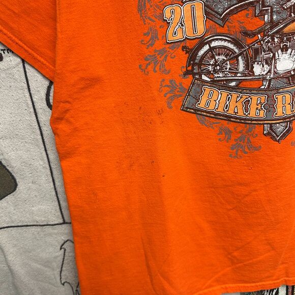 Y2k Style Dayton Beach Bike Week 82nd Motorcycle Skull Shirt - Picture 2 of 6